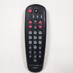 RCA‎ SystemLink 3 Universal Television Remote Control RCU300 Replacement for TV